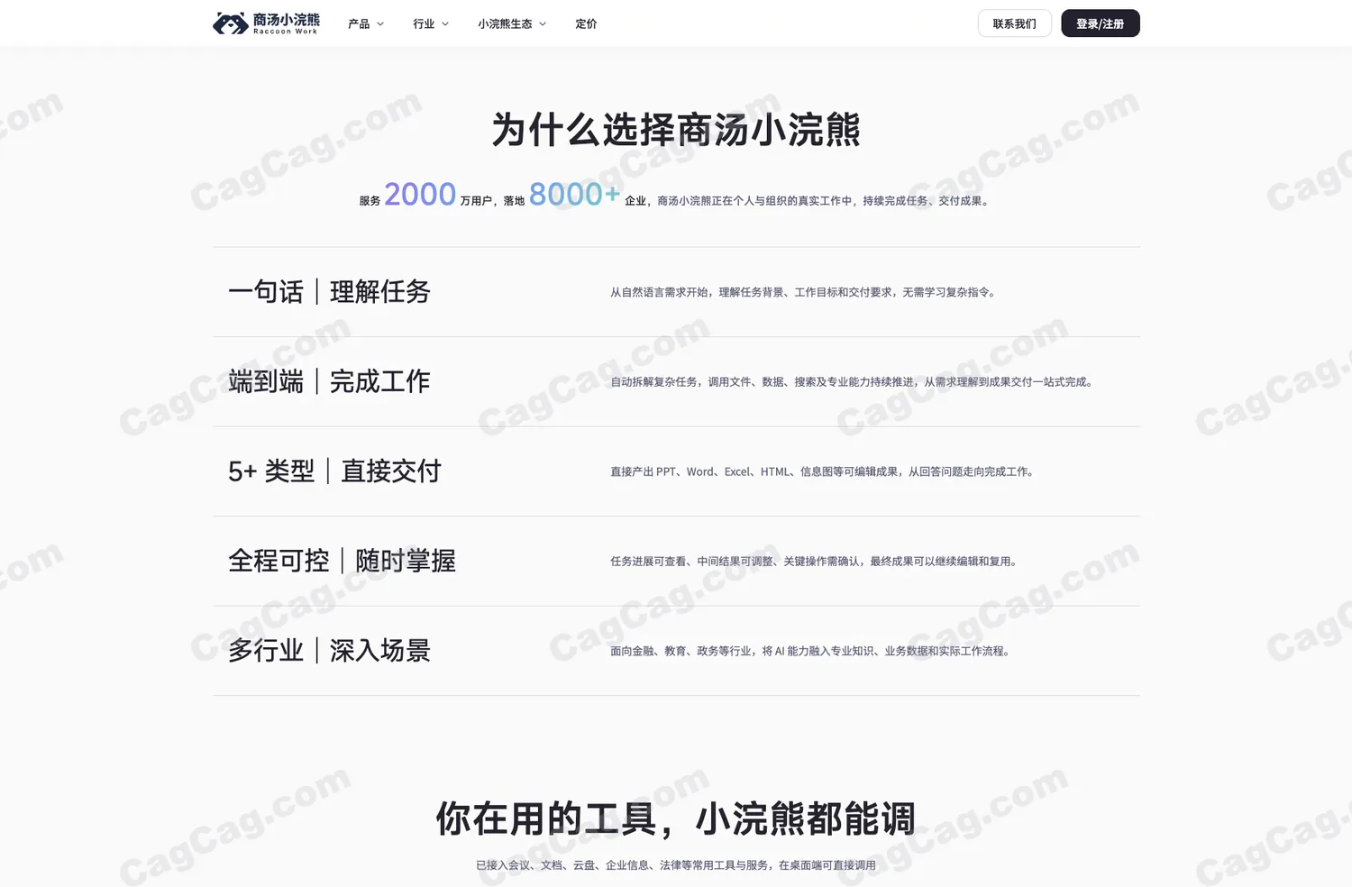 商汤小浣熊